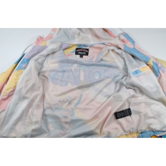 Looney Tunes Space Jam Tune Squad Windbreaker Size‎ M Hooded Jacket Members Only - Picture 15 of 16